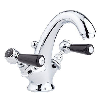 Black Topaz With Lever Handle Mono Basin Mixer