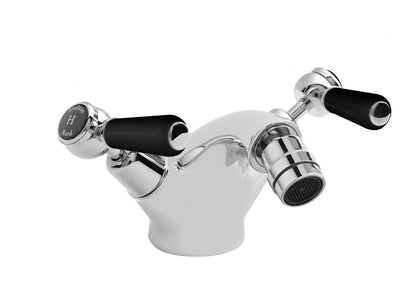 Black Topaz With Lever Handle Bidet Tap