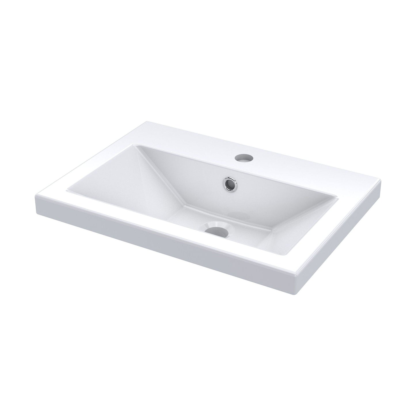 [BCBM312] Ceramic Rear Tap Basin 505x360 - Cutout