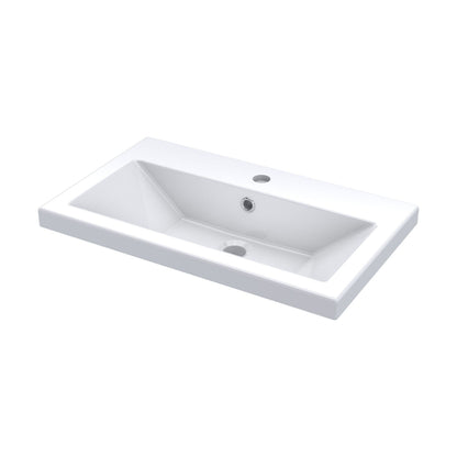 [BCBM313] Ceramic Rear Tap Basin 605x360 - Cutout