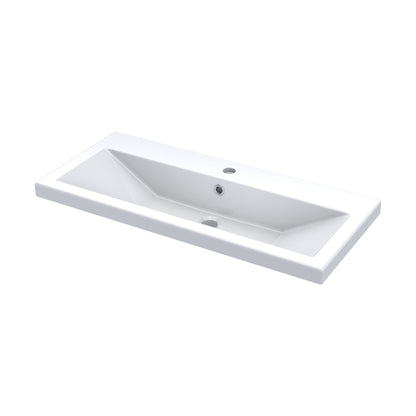 [BCBM315] Ceramic Rear Tap Basin 805x360 - Cutout