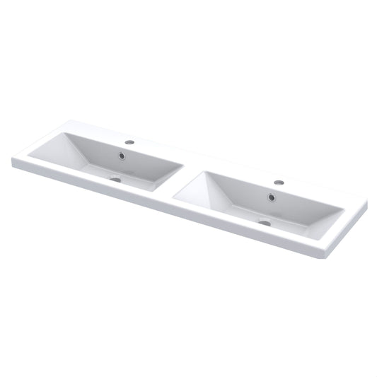 [BCBM425] Double Ceramic Basin 1208x358 - Cutout