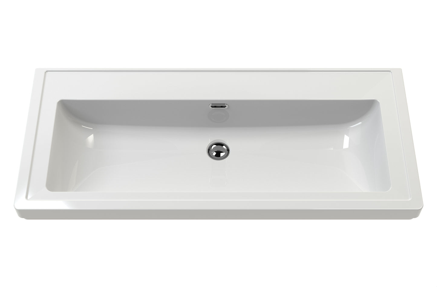 [BCBM517] Swynnerton Basin - 1000mm White - Cutout