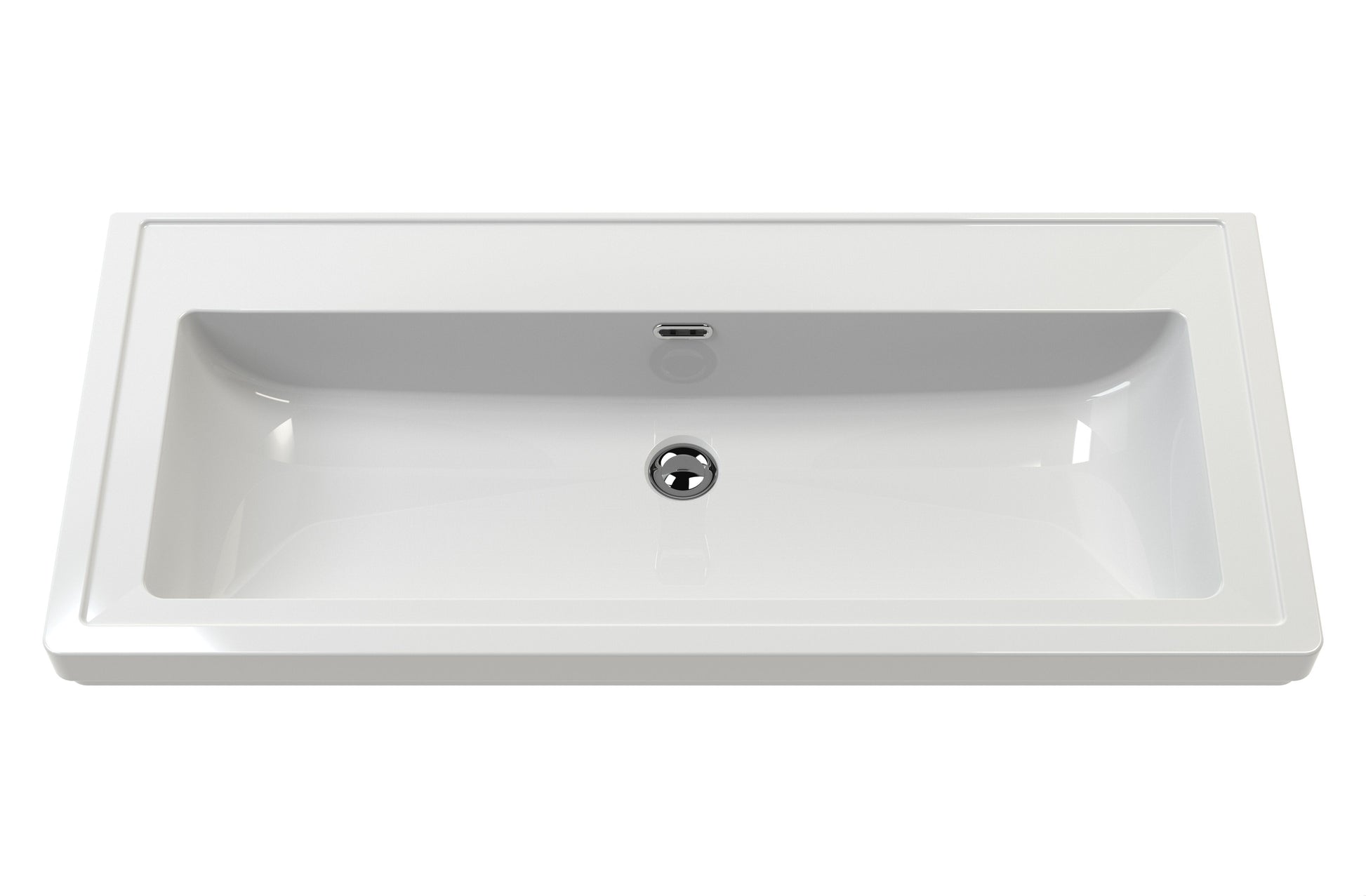 [BCBM517] Swynnerton Basin - 1000mm White - Cutout