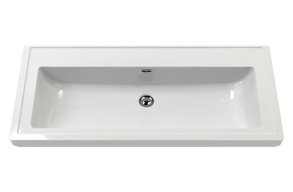 [BCBM517] Swynnerton Basin - 1000mm White - Cutout