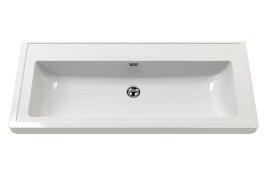 [BCBM517] Swynnerton Basin - 1000mm White - Cutout