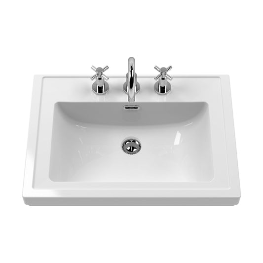 [BCBM533] 600 Classic Basin (640x472x185) 3TH - Cutout