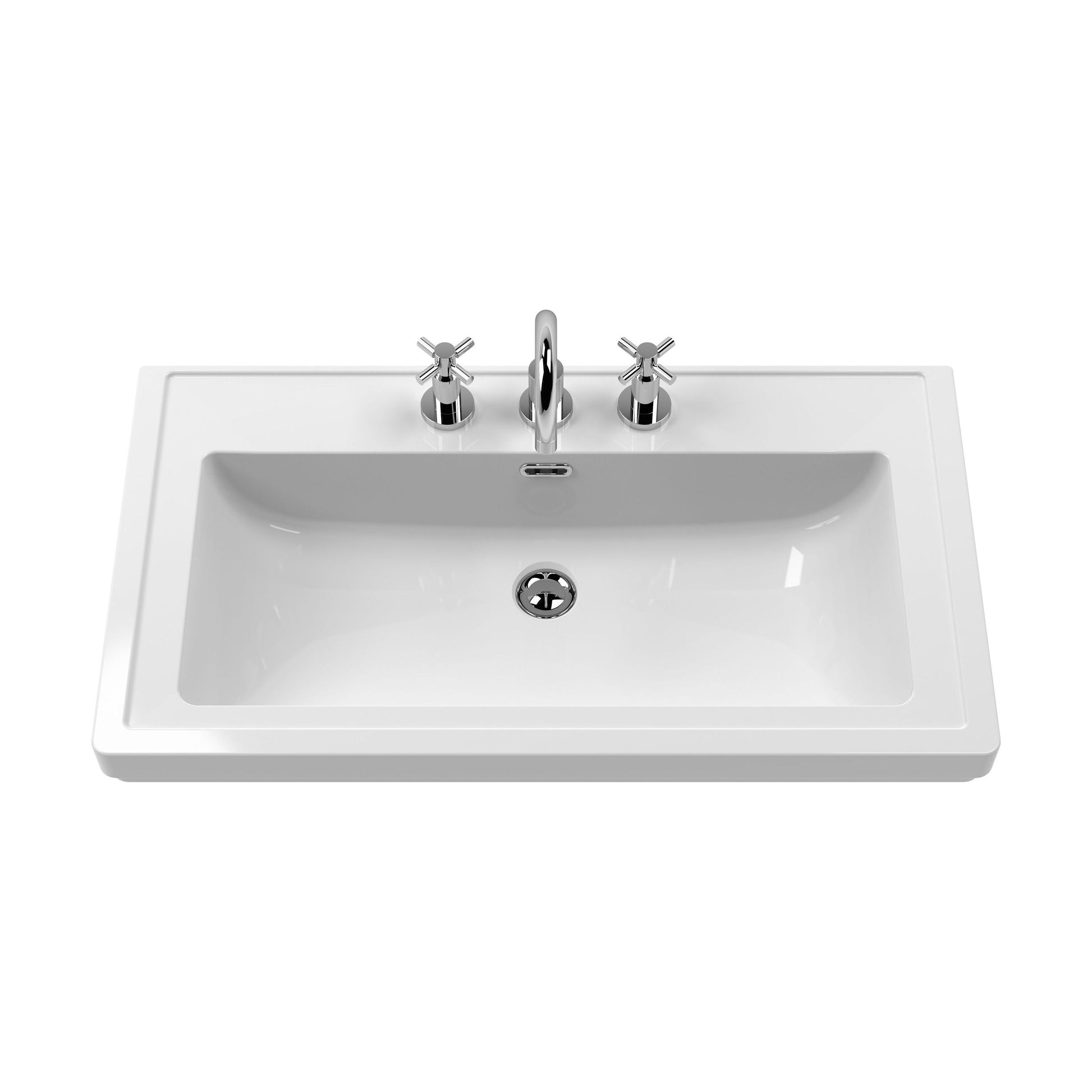 [BCBM535] 800 Classic Basin (840x472x185) 3TH - Cutout