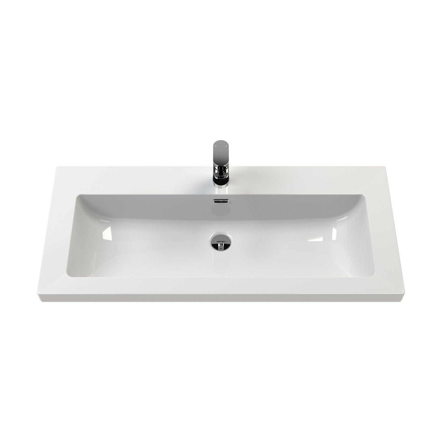 [BCBM607] 1000 x 460 Contemporary Basin 1TH - Cutout