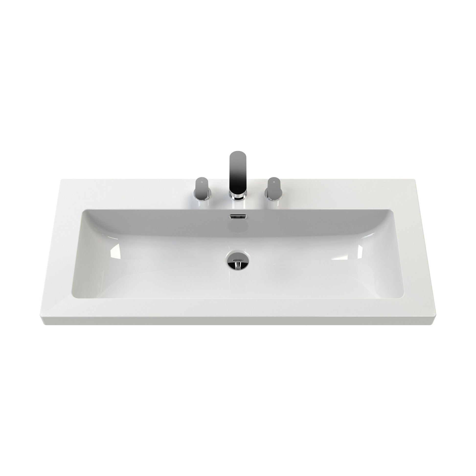 [BCBM637] 1000 x 460 Contemporary Basin 3TH - Cutout