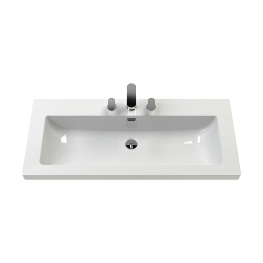 [BCBM637] 1000 x 460 Contemporary Basin 3TH - Cutout