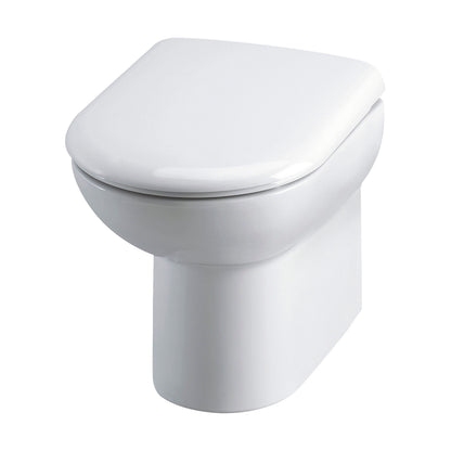 [BCBW005P] D-Shape Back To Wall Toilet Pan   - 400mm x 375mm x 535mm - Cutout
