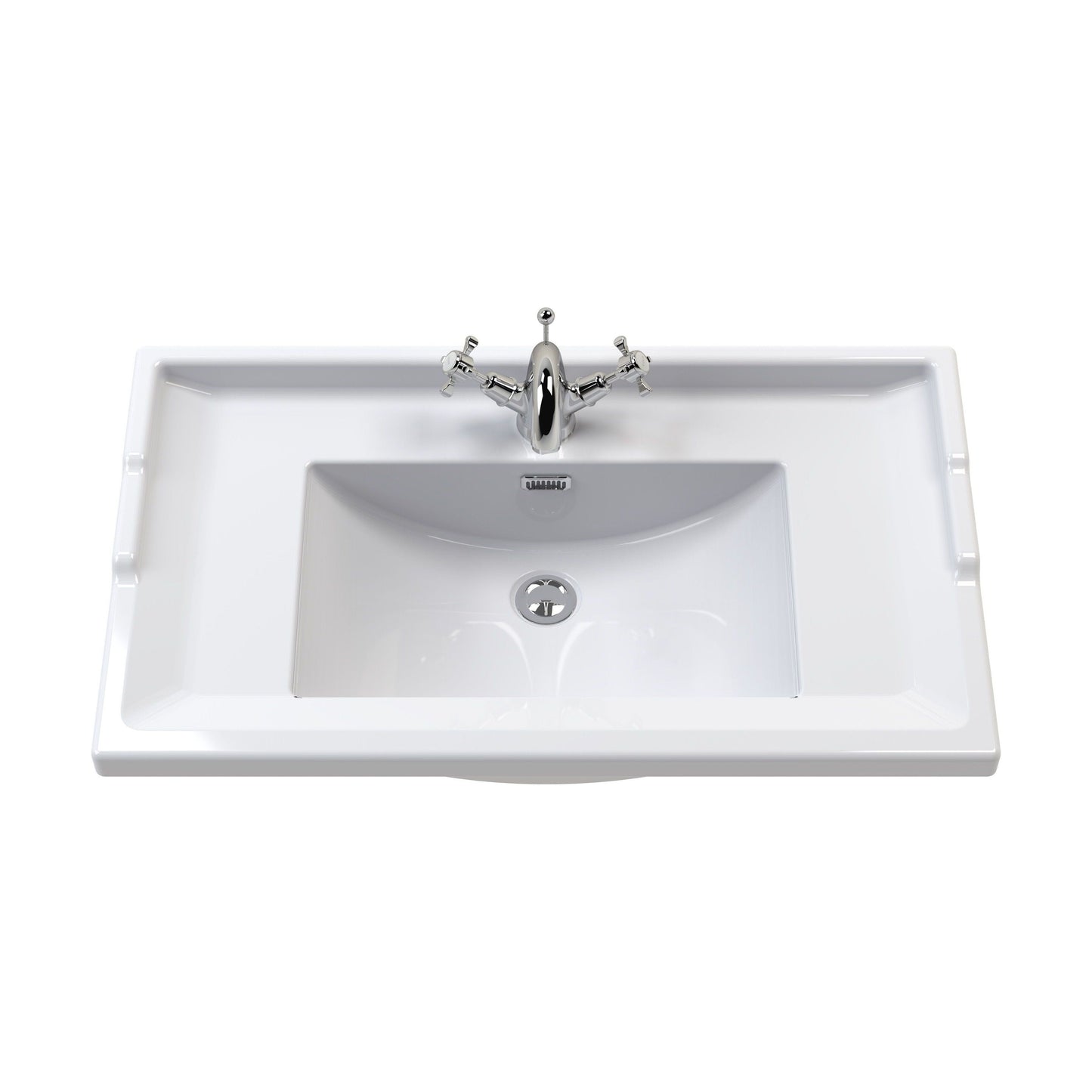 [BCCBV005] 800mm Traditional Basin 1 TH - Cutout