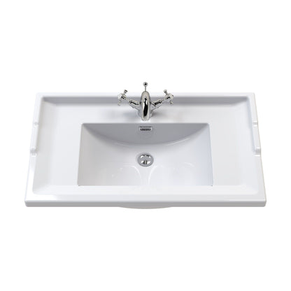 [BCCBV005] 800mm Traditional Basin 1 TH - Cutout