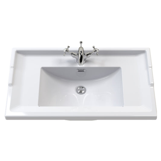 [BCCBV007] 1000mm Traditional Basin 1TH - Cutout