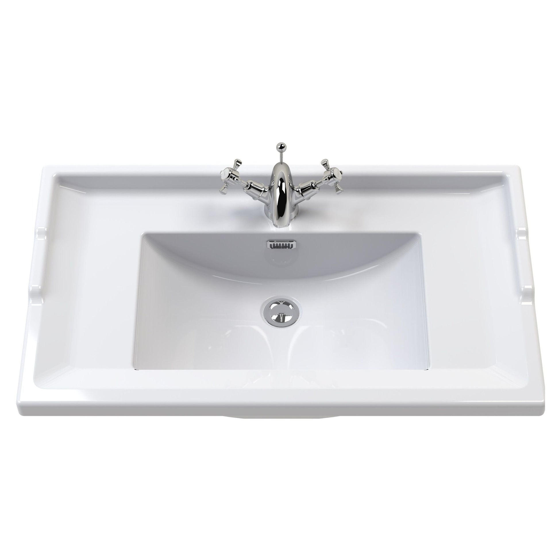 [BCCBV007] 1000mm Traditional Basin 1TH - Cutout