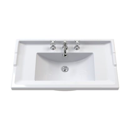 [BCCBV037] 1000mm Traditional Basin 3TH - Cutout