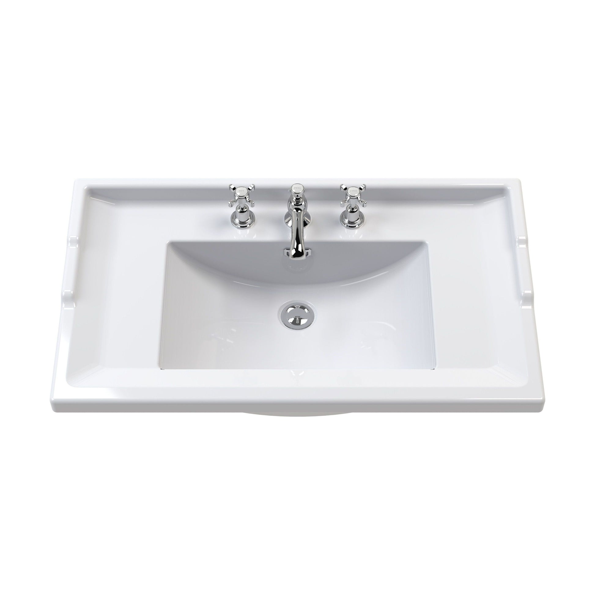 [BCCBV037] 1000mm Traditional Basin 3TH - Cutout