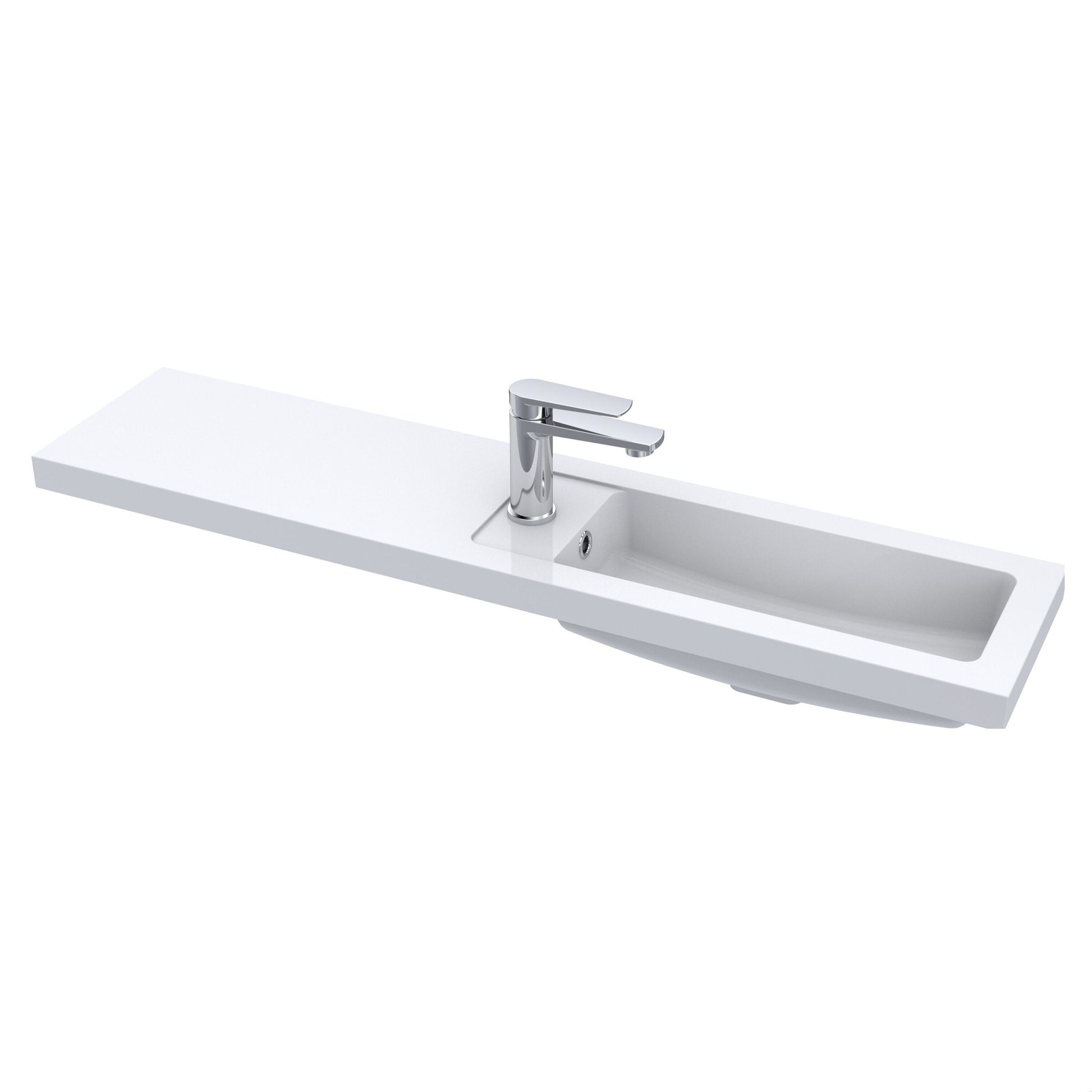 [BCDY403] 1100 straight polymarble basin - Cutout