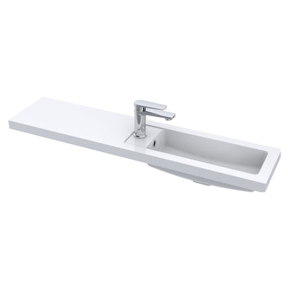 [BCDY403] 1100 straight polymarble basin - Cutout