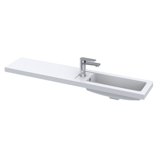 [BCDY404] 1200 straight polymarble basin - Cutout