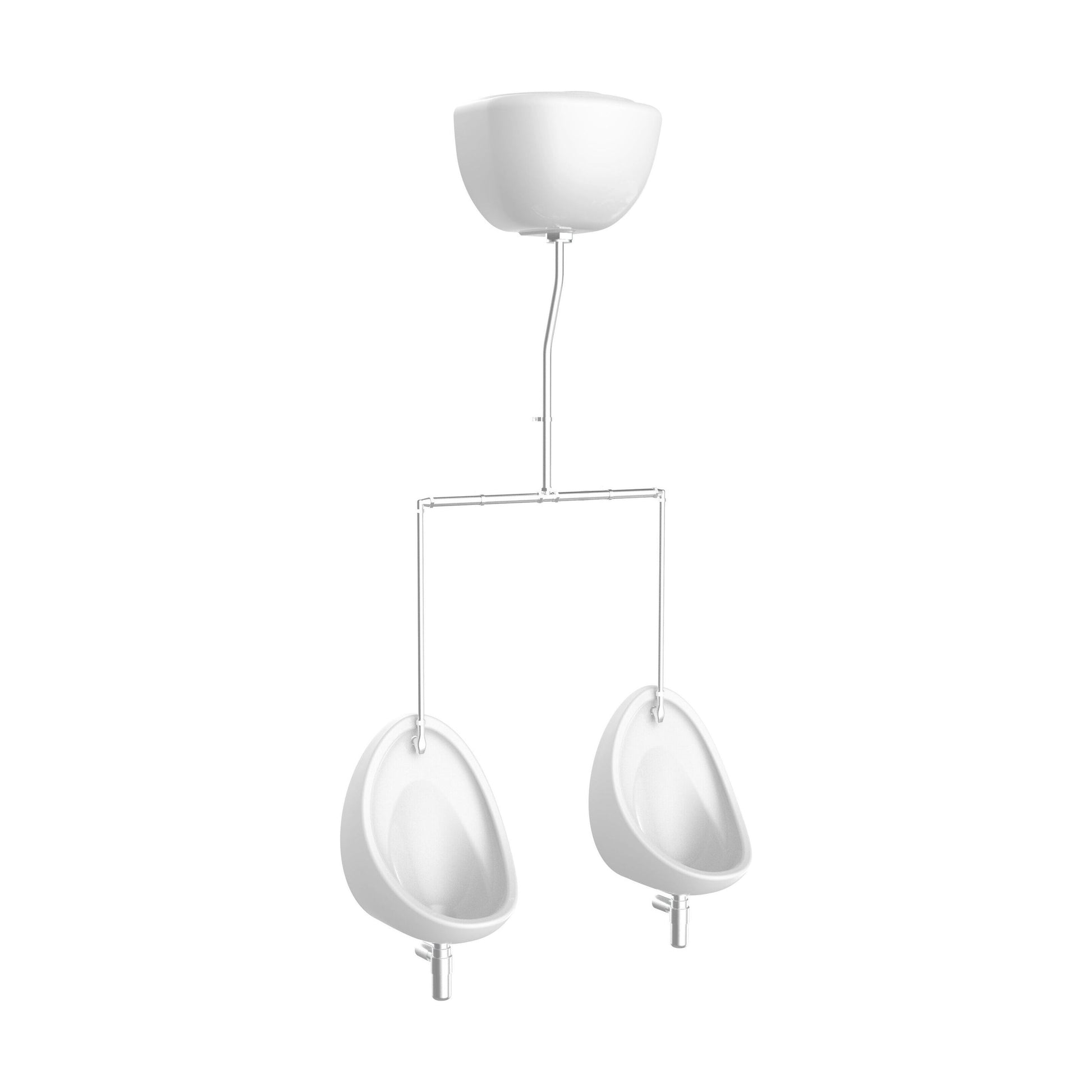 [BCEU402B] Exposed Urinal Pack-400mm 2Bowl - Cutout