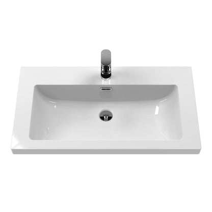 [BCFB605] Contemporary 1 Tap Hole Basin - 800 x 460mm - Cutout