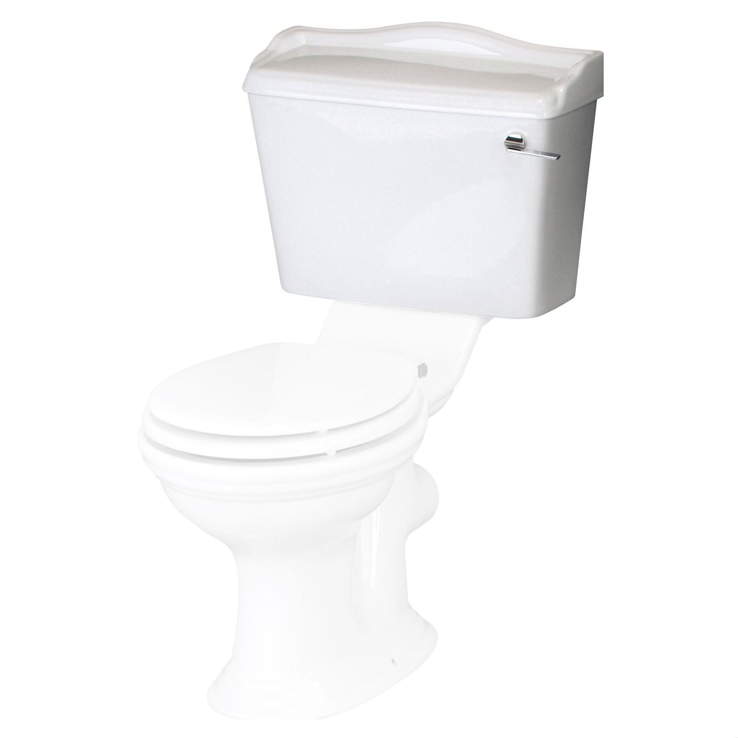 [BCHA101] Toilet Cistern Chrome Lever & Fttg - Cutout