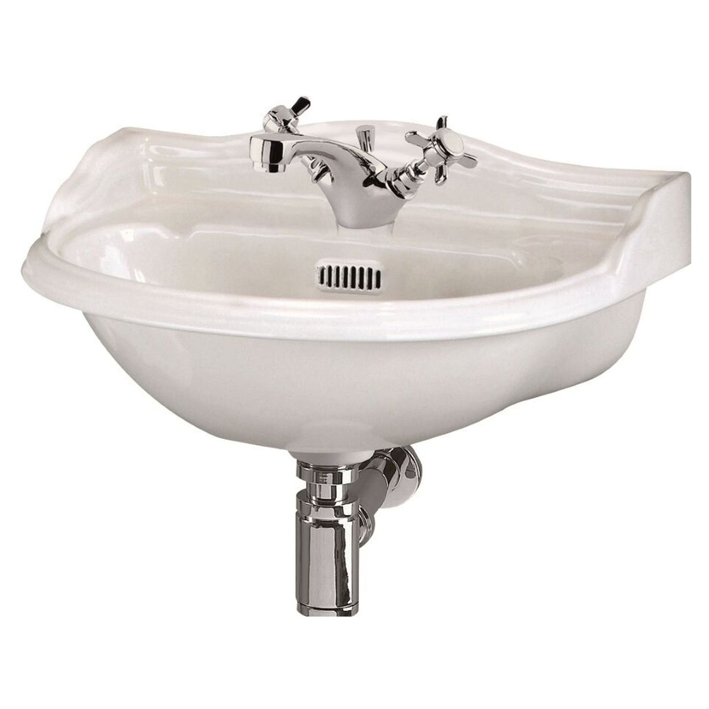 [BCHA104] 500mm Cloakroom Basin 1TH - Cutout