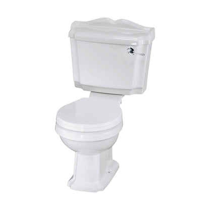 [BCLCPCC] Classic Legend Toilet Pan Cistern & Seat – White - Cutout