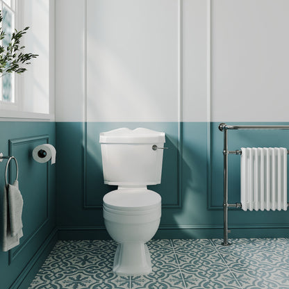 [BCLG003] Whitgreave Traditional Close Coupled Toilet and Seat - 885 x 715 x 715mm - Lifestyle 1