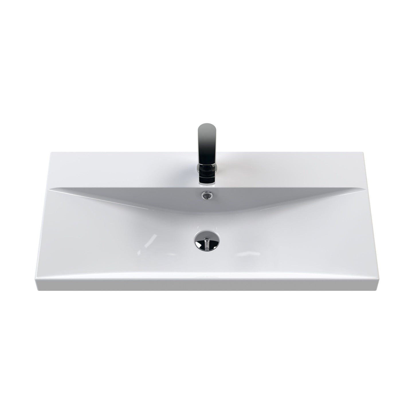 [BCMB035] 800 Thin Edged Basin 1TH - Cutout