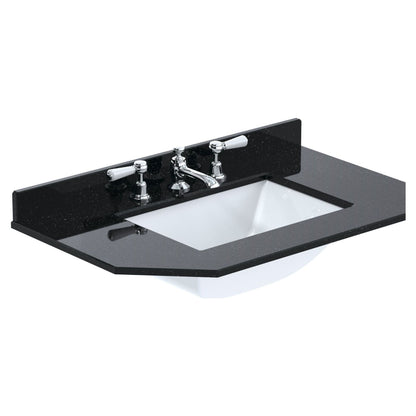 [BCMT266] 750 SINGLE BOWL ANGLED MARBLE TOP 3TH - Cutout