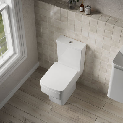[BCOP008] Forsbrook Modern White Semi Flush-to-Wall Toilet and Cistern – 610mm - Lifestyle 2