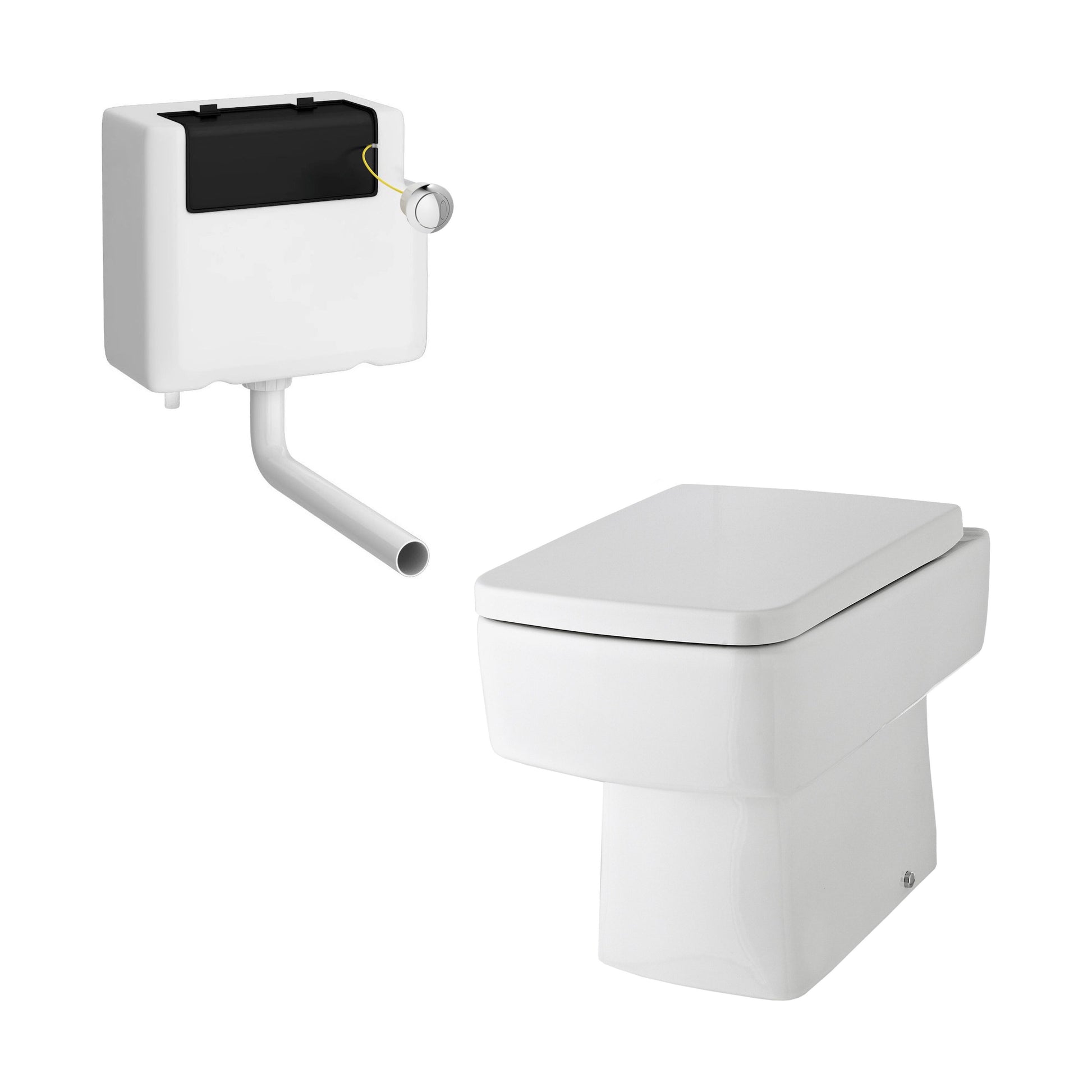 [BCOP106X8B] Balterley Bliss Back to Wall Pan, Seat & Concealed Cistern - Cutout
