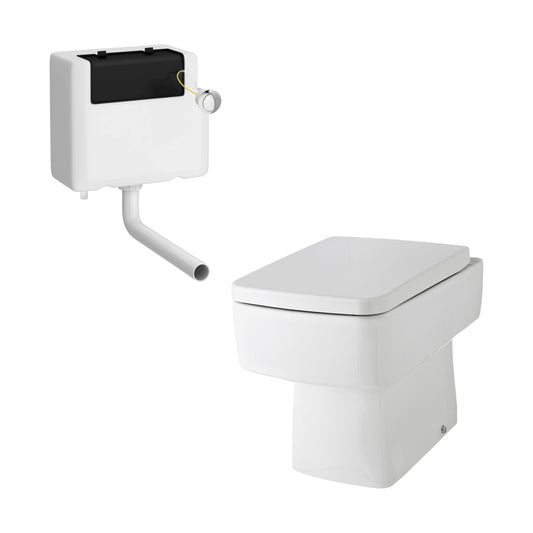 [BCOP106X8B] Balterley Bliss Back to Wall Pan, Seat & Concealed Cistern - Cutout