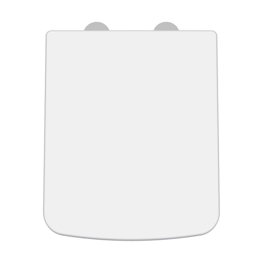 [BCOP198] Luxury Square Top Fix Soft Close - Tapered Edge - White - Cutout