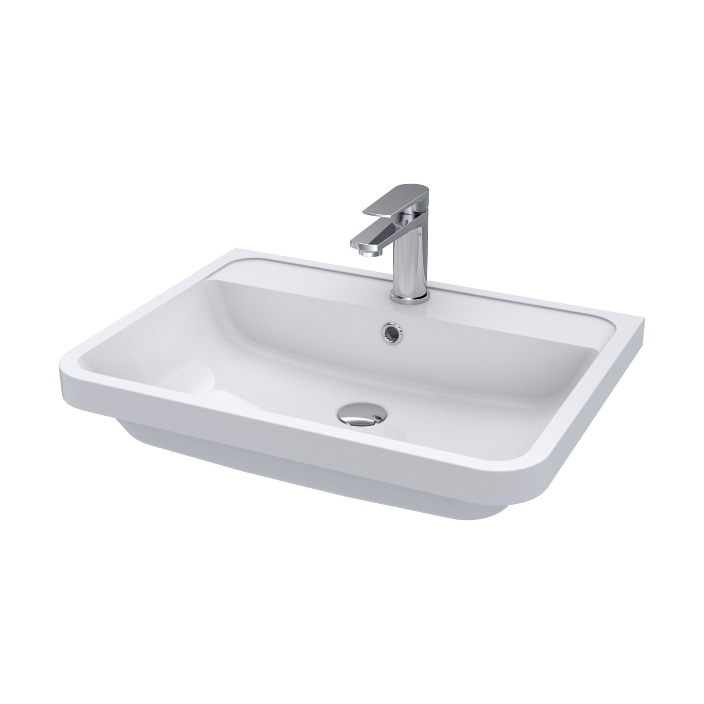[BCPM003] 600x450mm Poly Marble Basin - Cutout