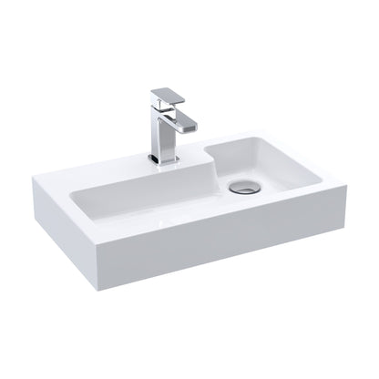 [BCPM021] L Shaped Poly Marble Basin 503 x 305 RW - Cutout