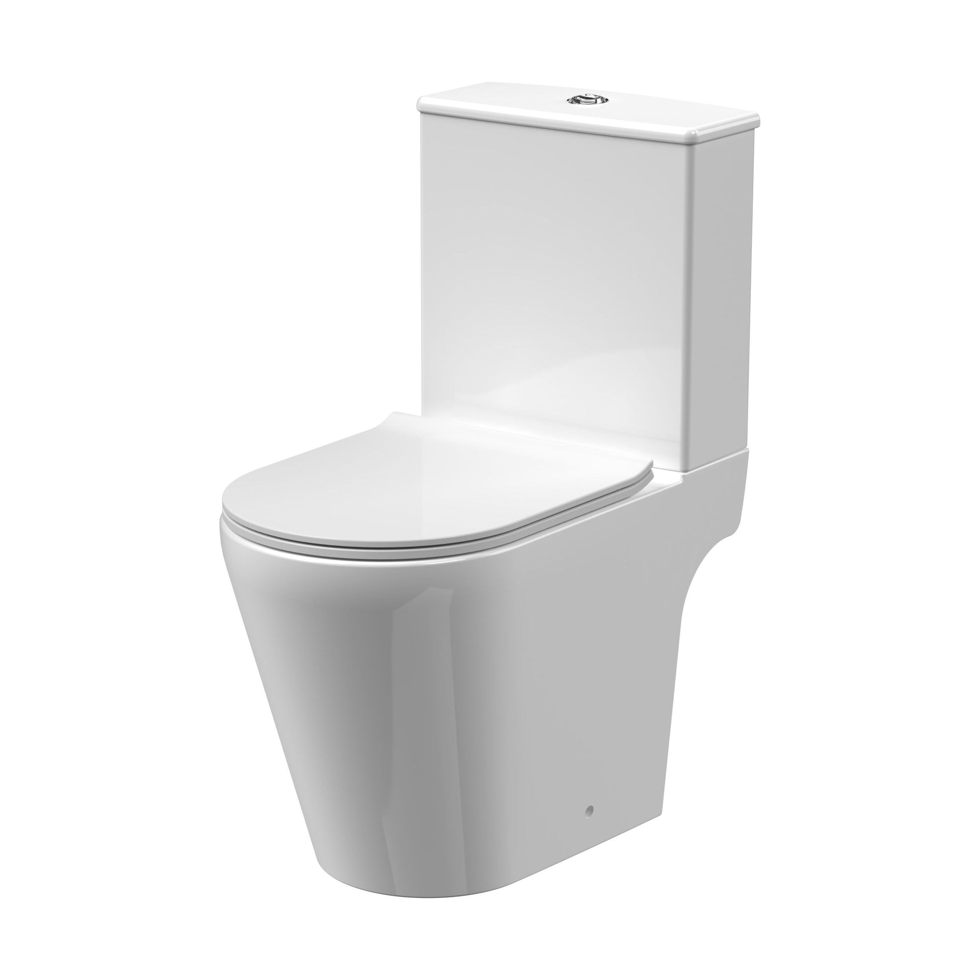[BCQU651] Quinn Rimless Pan, Cistern & PP Seat - Cutout