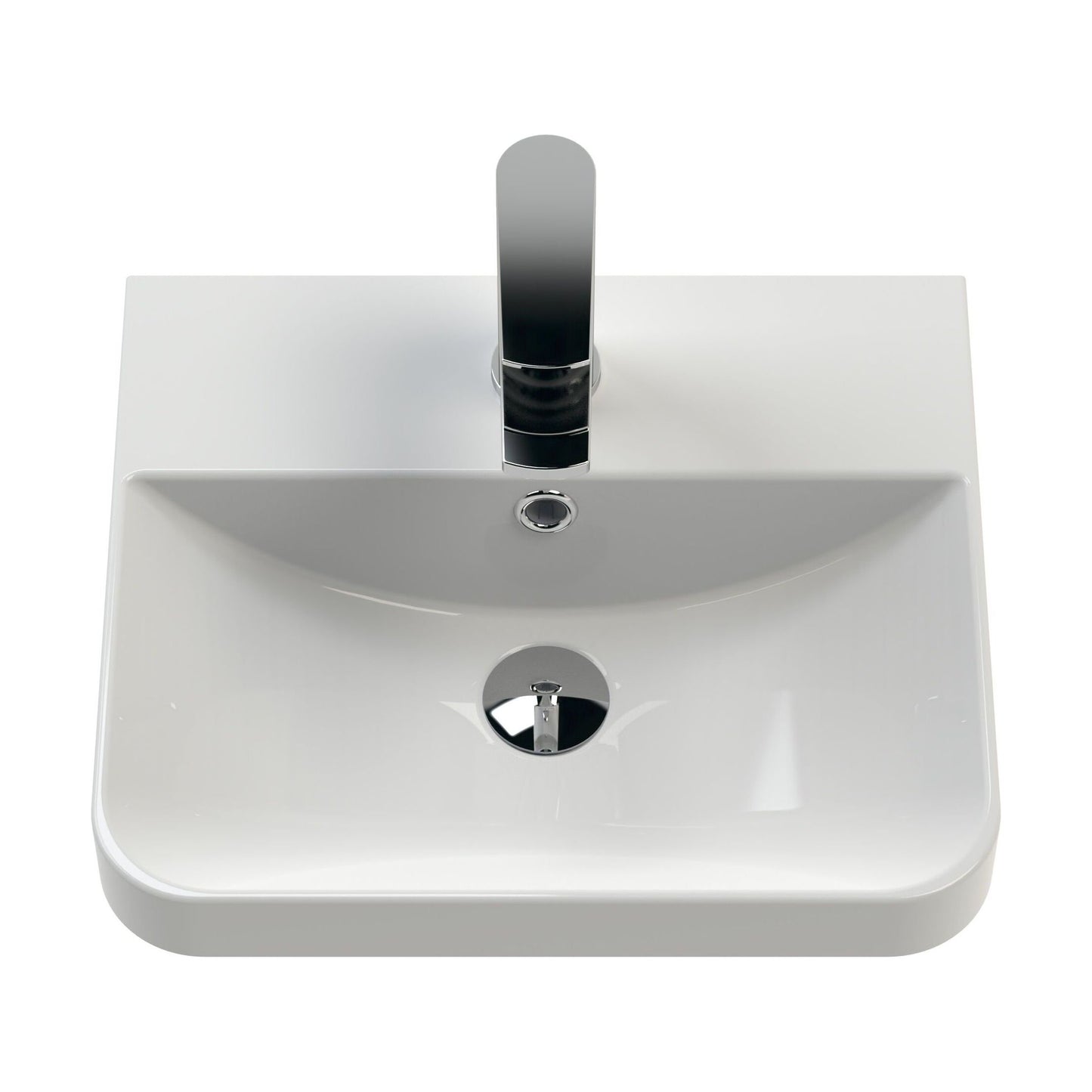 [BCRC002] 400 Thin Edge Basin 1TH (Radius Corners) - Cutout