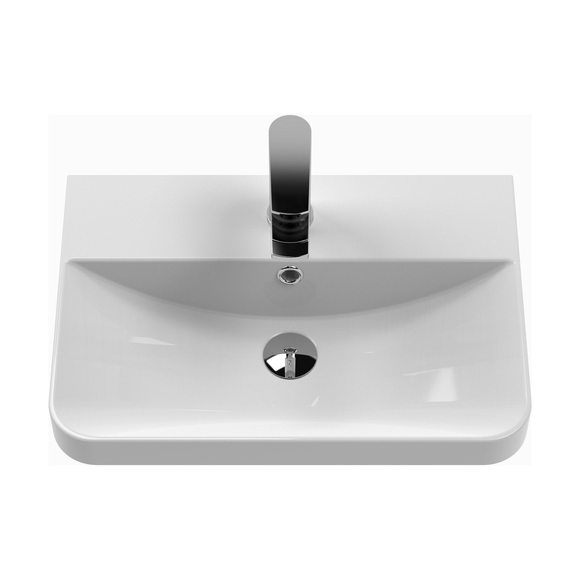 [BCRC003] 500 Thin Edge Basin 1TH (Radius Corners) - Cutout