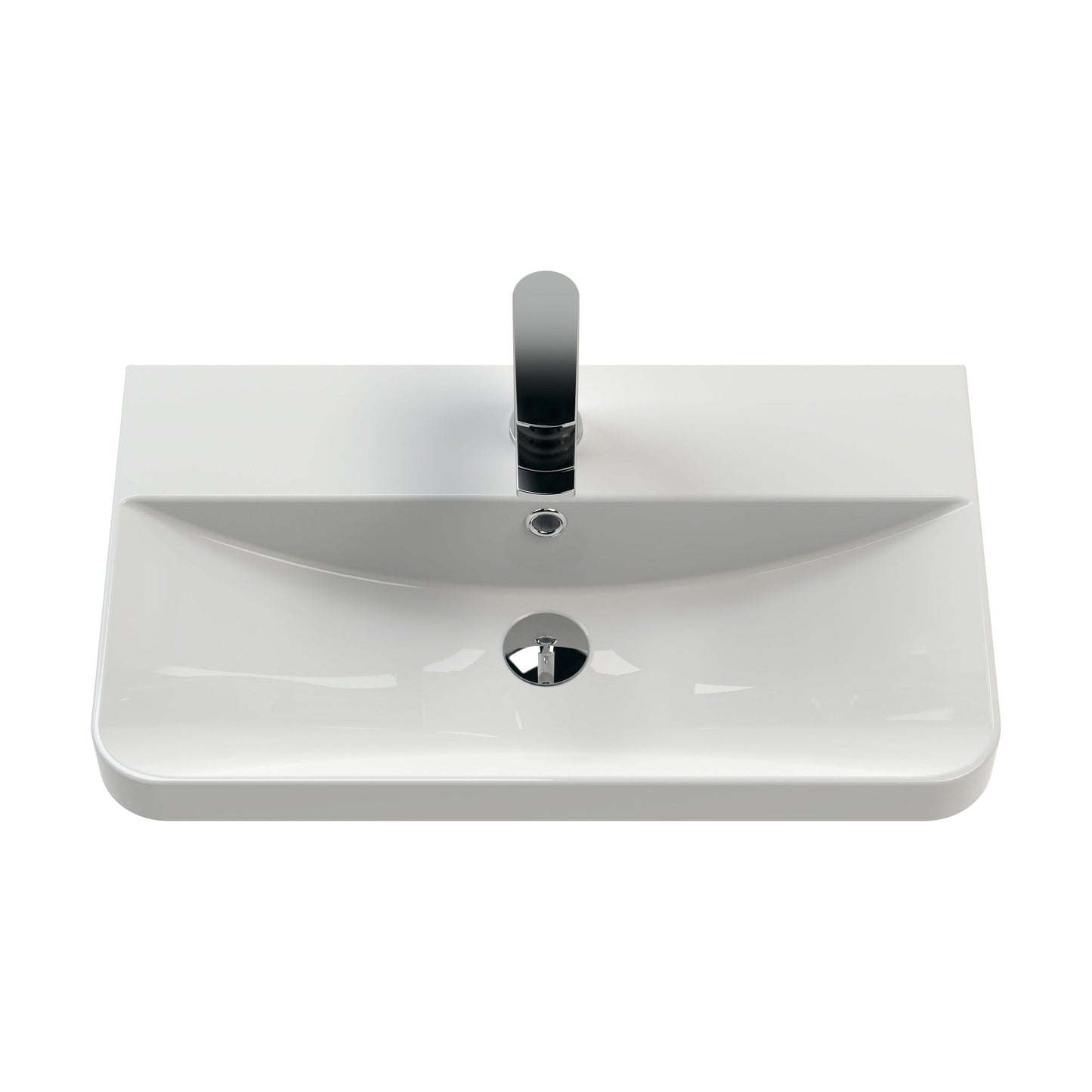 [BCRC004] 600 Thin Edge Basin 1TH (Radius Corners) - Cutout