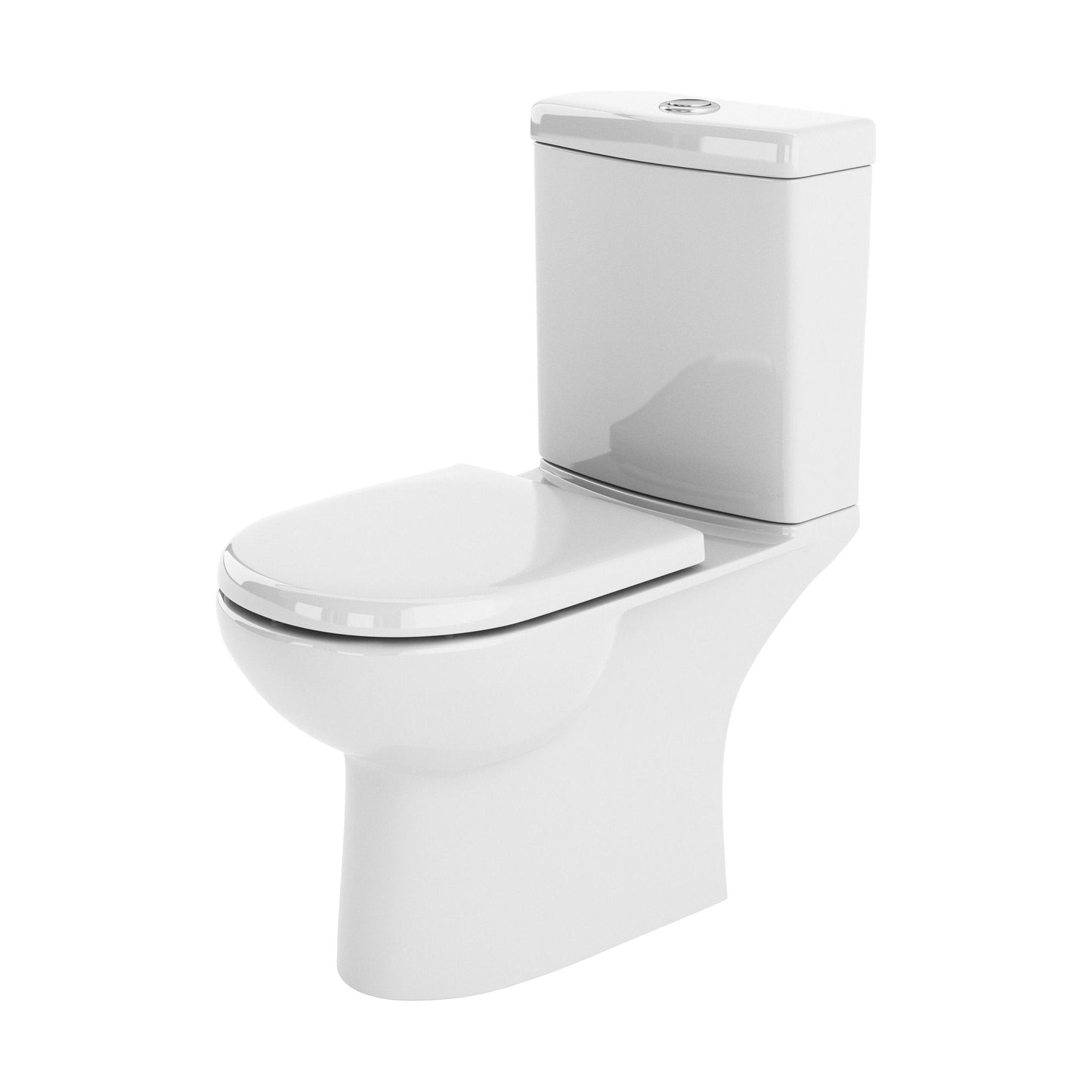 [BCRI001] Compact Toilet Pan & Cistern  - 805mm x 360mm x 625mm - Cutout