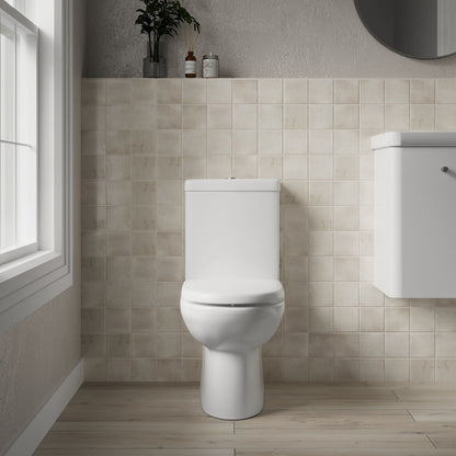 [BCRI001] Compact Toilet Pan & Cistern  - 805mm x 360mm x 625mm - Lifestyle 1