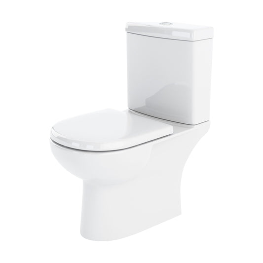 [BCRI002] Close Coupled Toilet Pan & Cistern  - 825mm x 395mm x 670mm - Cutout