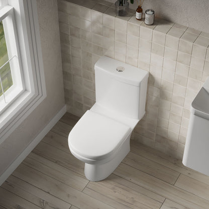 [BCRI002] Close Coupled Toilet Pan & Cistern  - 825mm x 395mm x 670mm - Lifestyle 2