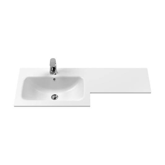 [BCSB111L] L Shaped Basin LH 1T/H - Cutout
