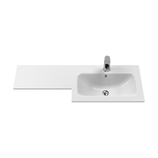 [BCSB111R] L Shaped Basin RH 1T/H - Cutout