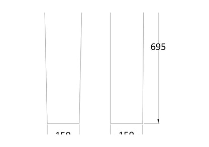 [BCSP603] Full Pedestal - Technical Drawing